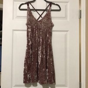 Velvet material Party dress